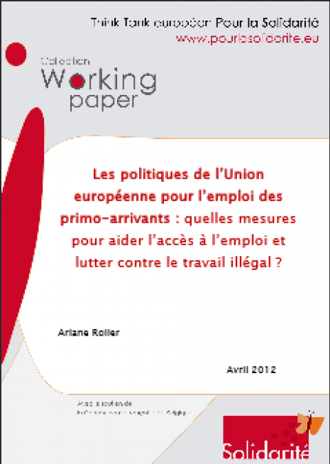 image couverture Les politiques de l’Union européenne pour l’emploi des primo - arrivants